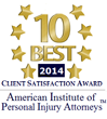 American Institute of Personal Injury Attorneys 10 Best Seal